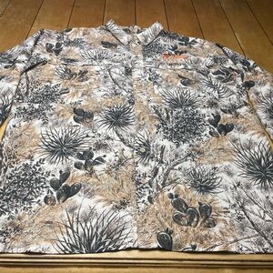 Game Guard Original Shirt Long Sleeve Cactus Camo 2XL Vented Performance